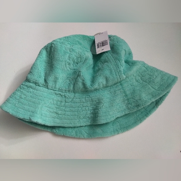 Disney Other - Disney Terry Cloth Bucket Hat Mint Green Adult Mickey Donald Goofy New